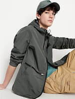 A|X アルマーニ エクスチェンジ"迷彩"柄メンズジャケット、深みグリーン×ベージュのリバーシブル｜写真5