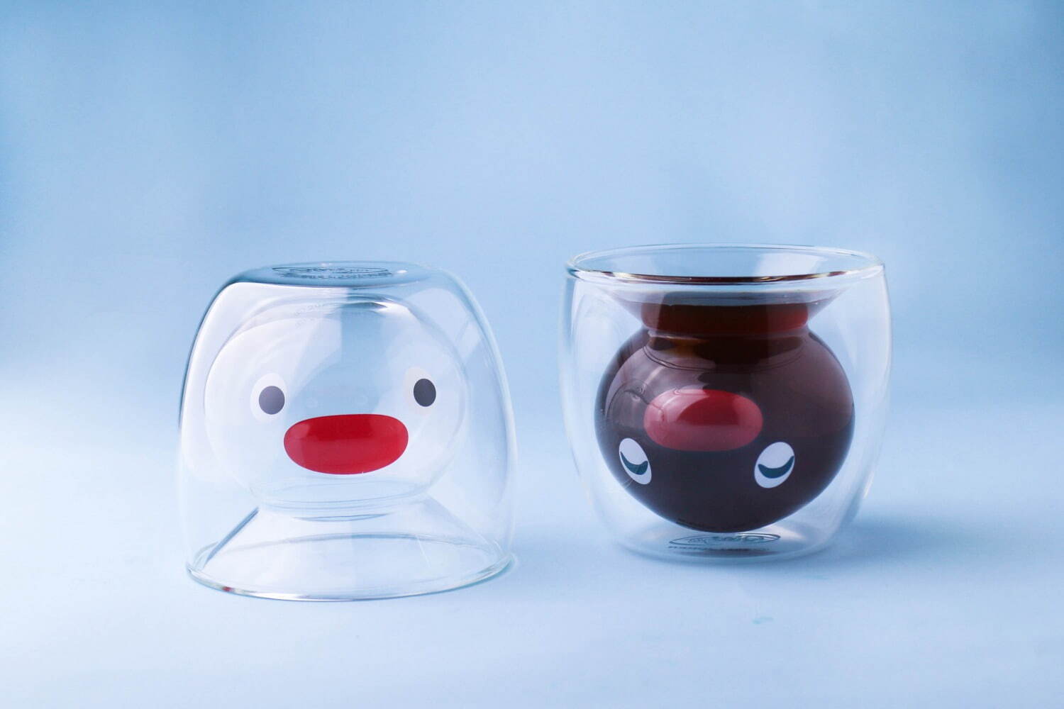 “ピングーの顔が現れる”新作ダブルウォールグラス、真顔＆ニコッと顔など全3種｜写真3