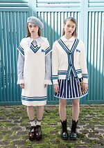 ミルク春新作“レジメンタル柄”ジャンスカ、“王冠モチーフ”のトップス＆アクセサリーも｜写真1