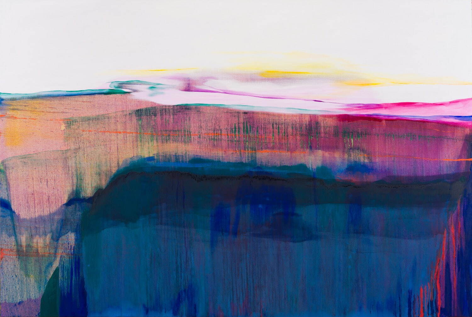 流麻二果《曖昧の眼／More Than Meets the Eye》2022年 Oil on canvas 130.0×194.0cm Photo: KATO ken