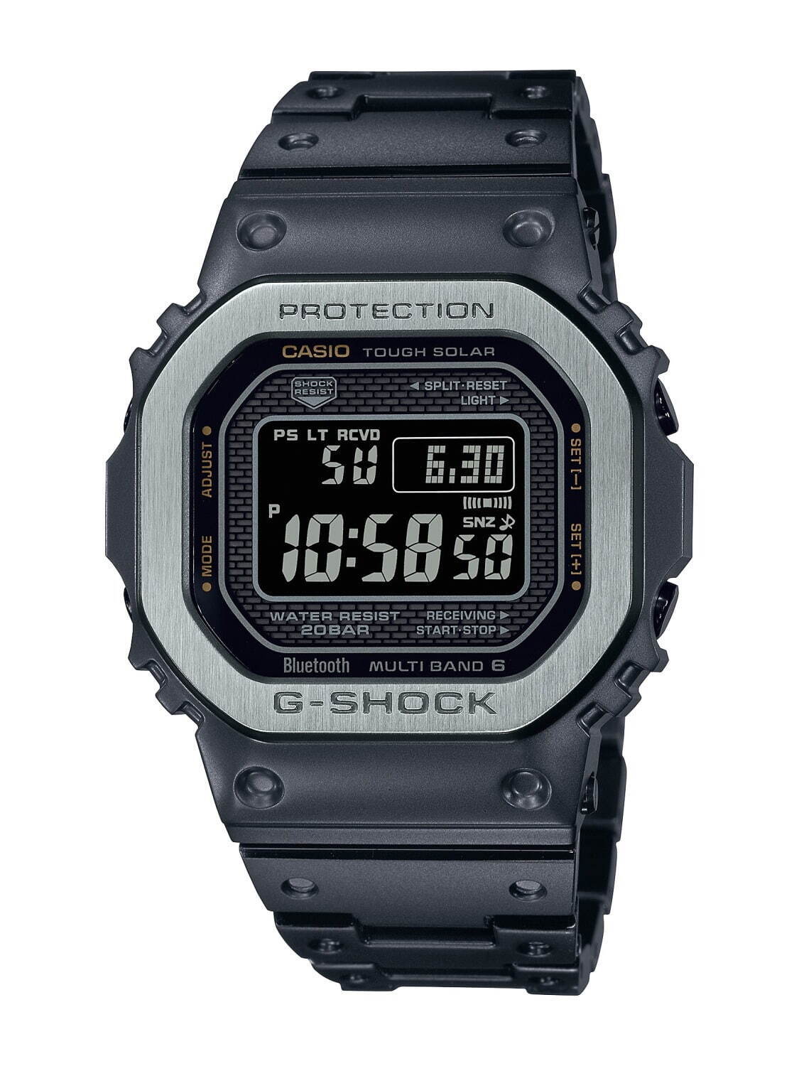 G-SHOCK新作腕時計“黒の風合い”を楽しむフルメタルウォッチ「GMW-B5000