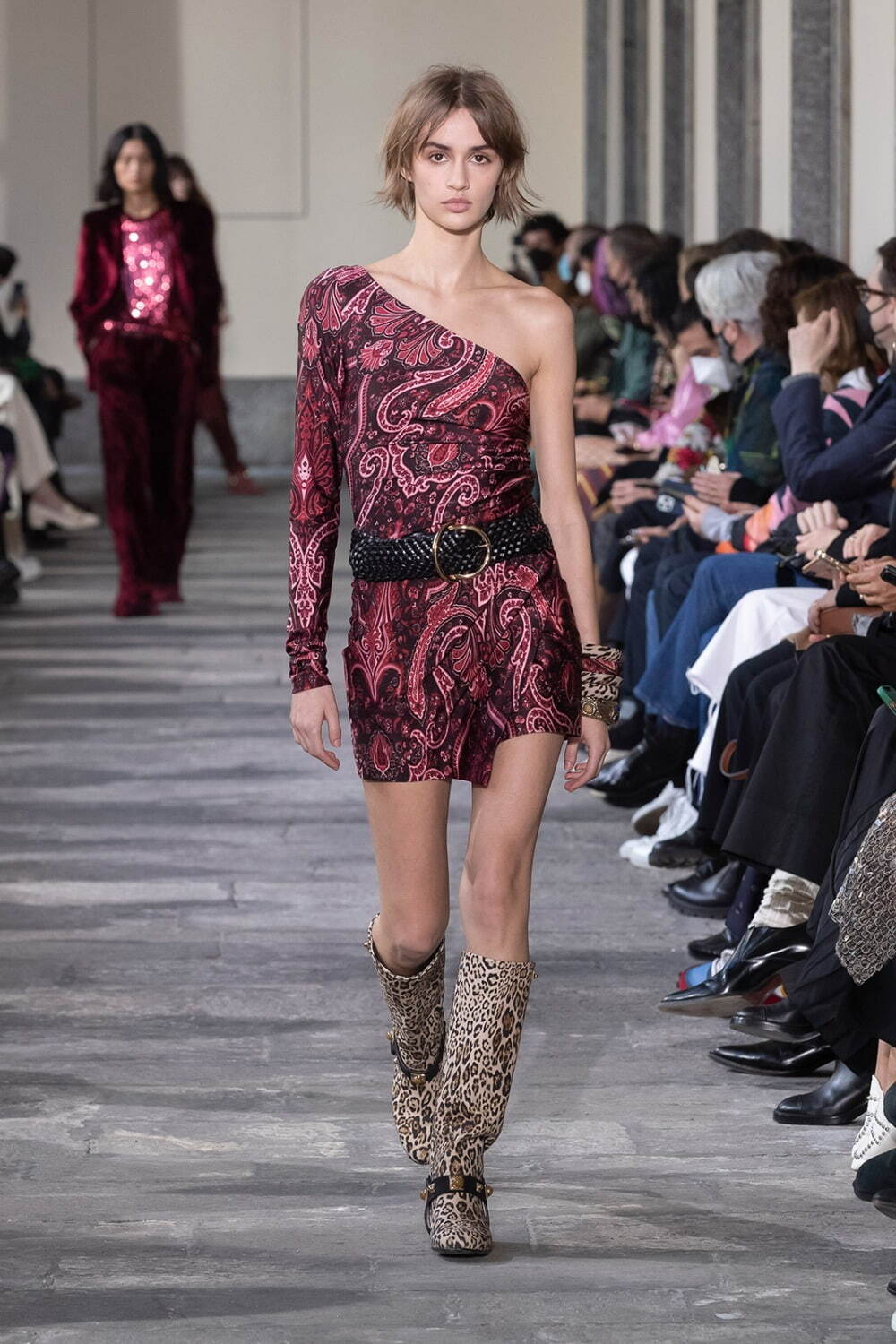 ご専用です☆新品 ETRO エトロ 秋冬 ゆったり シルク 美人 ドレス