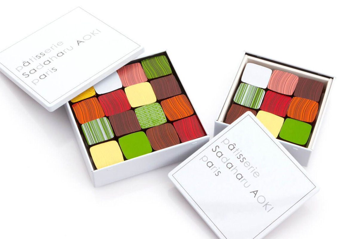 サダハル・アオキの22年ホワイトデー、新作イチジクショコラ＆“化粧パレット”着想のカラフルチョコ