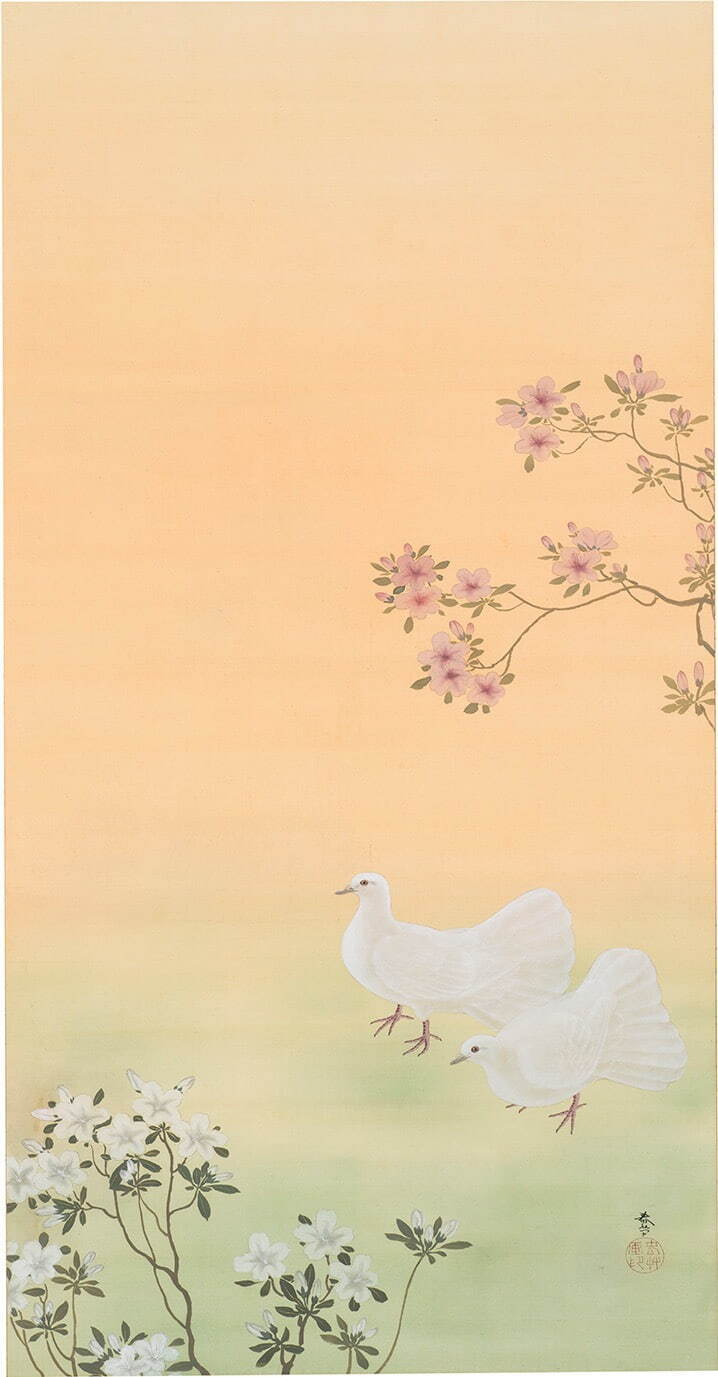 菱田春草《春庭》［後期展示］