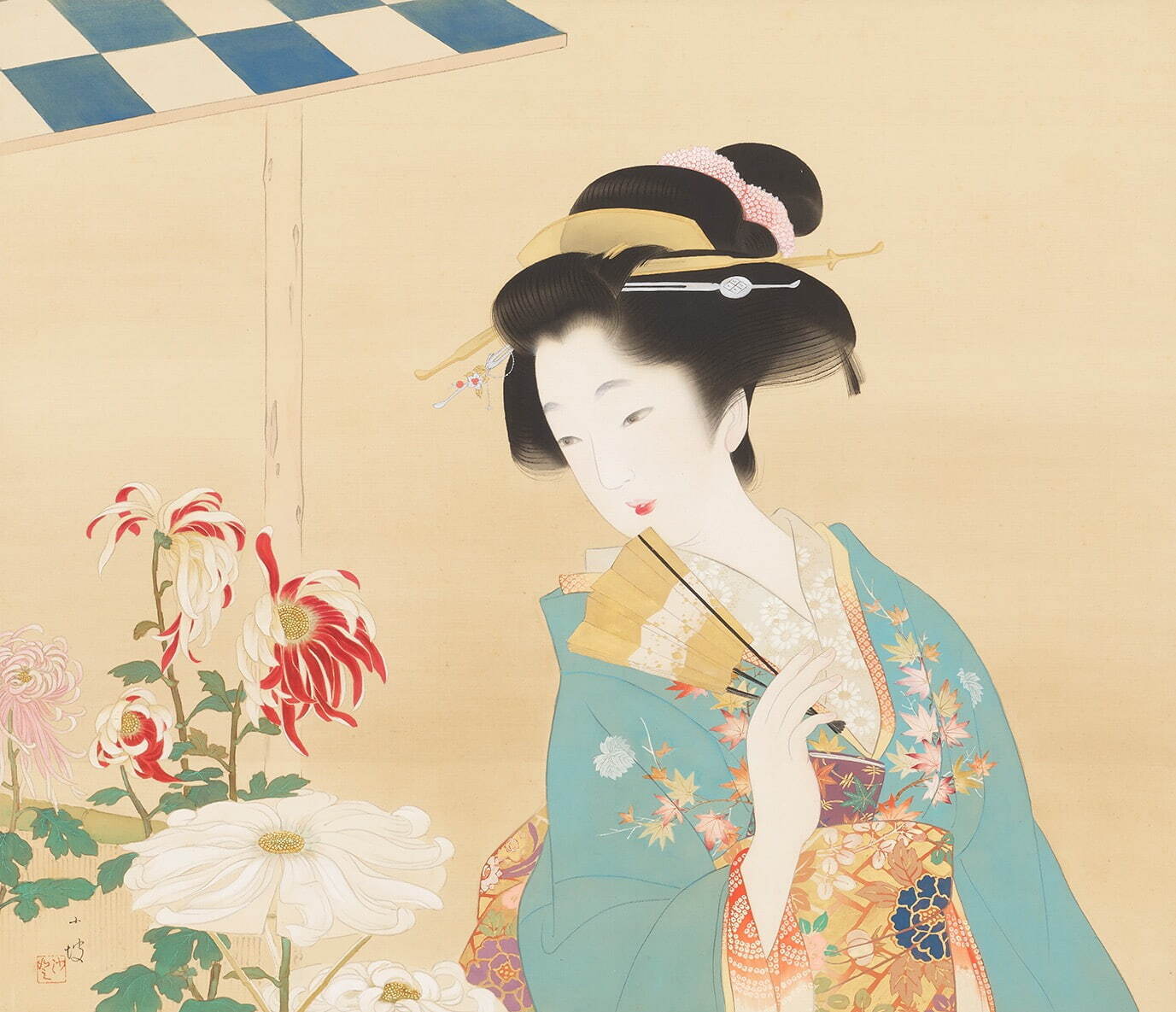 伊藤小坡《観菊》［前期展示］