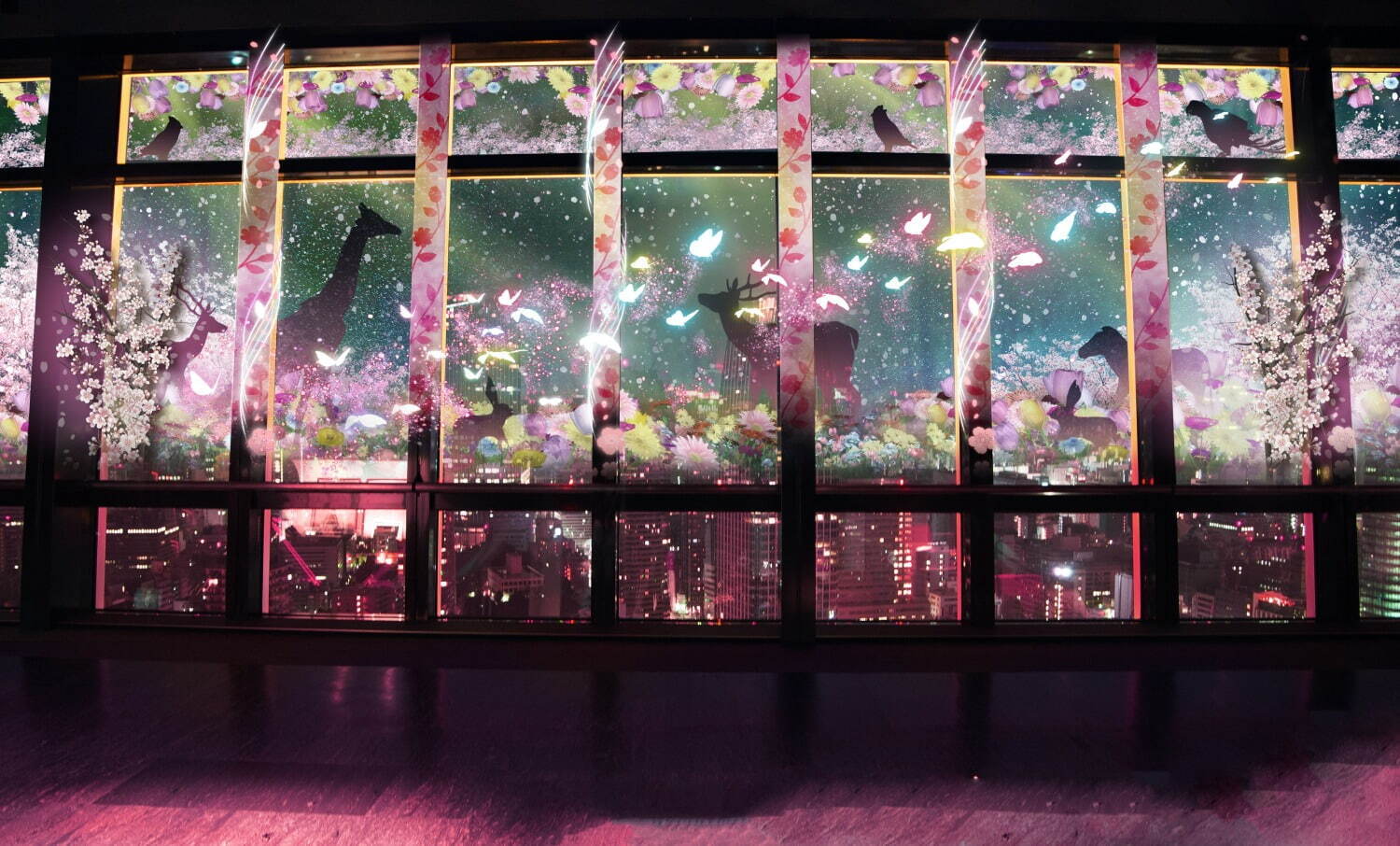 東京タワー×ネイキッド“桜色に染まる”東京夜景の春限定マッピングショー｜写真1