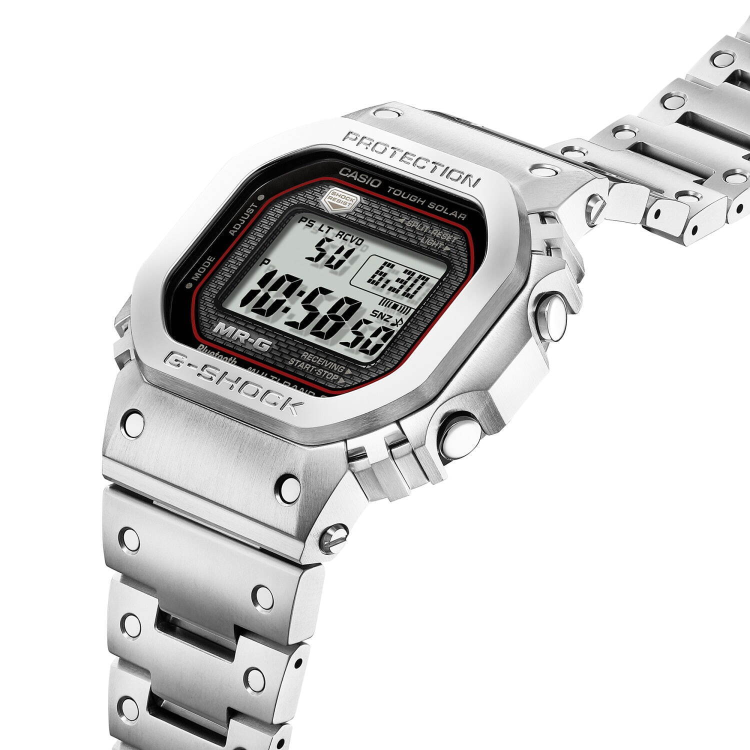 G-SHOCK腕時計「MR-G」に初代角形デザインの新作、熟練の研磨