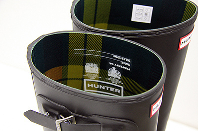 ハンターが伊勢丹限定レインブーツを発売 - ライニングに新タータンを採用