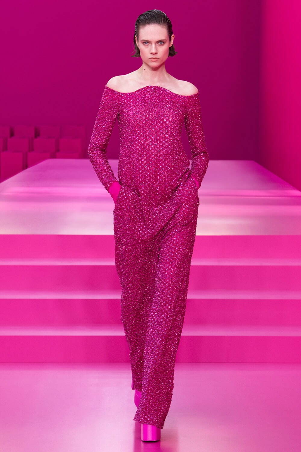 ヴァレンティノ ピンク PP コレクション 2022-23年秋冬<span>コレクション</span> - 写真75