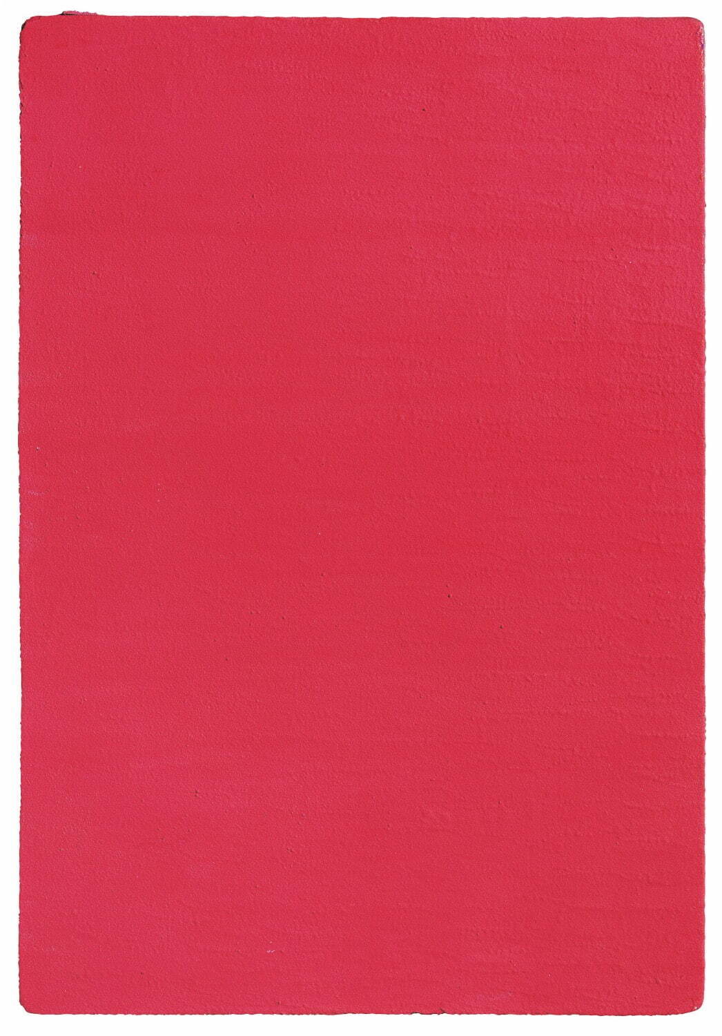 イヴ・クライン《無題(薔薇色のモノクローム)》1957年
純顔料、合成樹脂、ガーゼ／イソレルマウント 76×52×0.8cm
イヴ・クライン・アーカイブス蔵