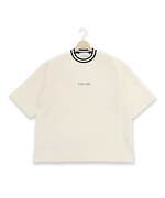 クルニ“ライン入りネックリブ”のダンボールニットTシャツ、中目黒の直営店限定で｜写真5