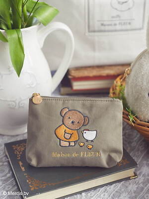 ミッフィー Maison de FLEUR ボリス メゾンドフルール ミッフィー＆ボリスのフェイス型ポーチやチャームなど！Maison