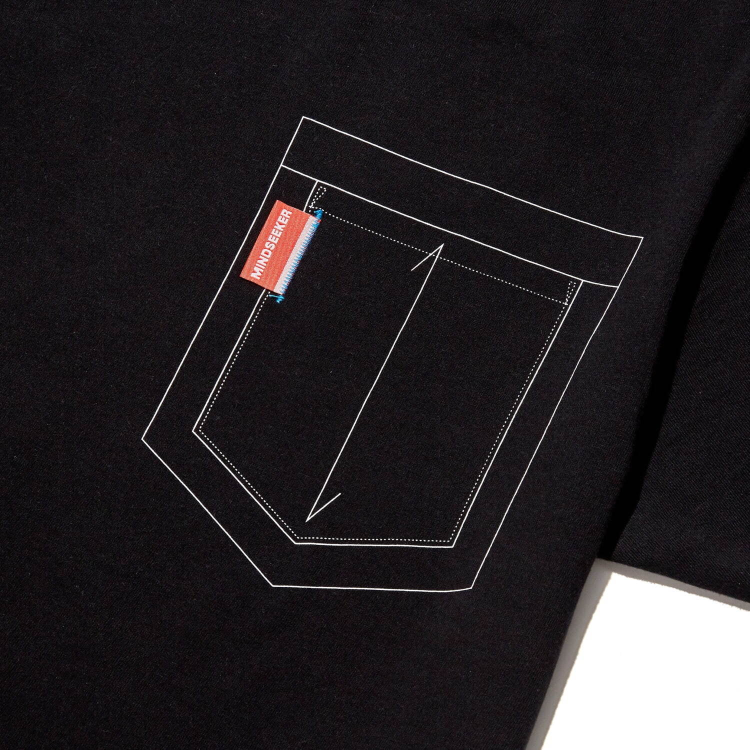ヘインズ×マインドシーカー“だまし絵ポケット”パックTシャツ、鮮やか