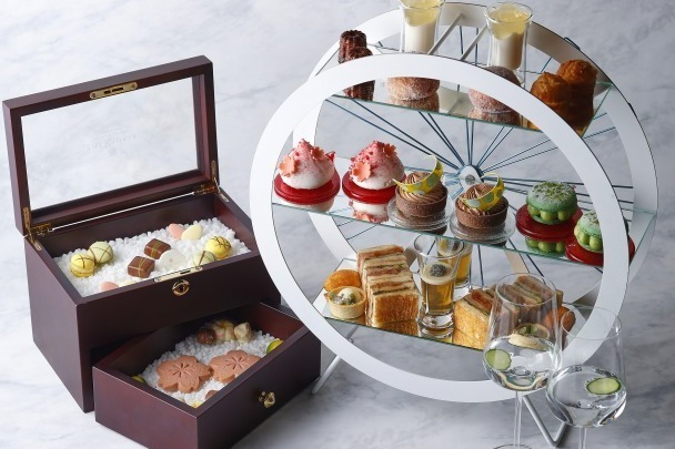 日本茶｜ザ・カハラ・ホテル＆リゾート 横浜「柚子・桜・抹茶」和のアフタヌーンティー、桜香るムースなど