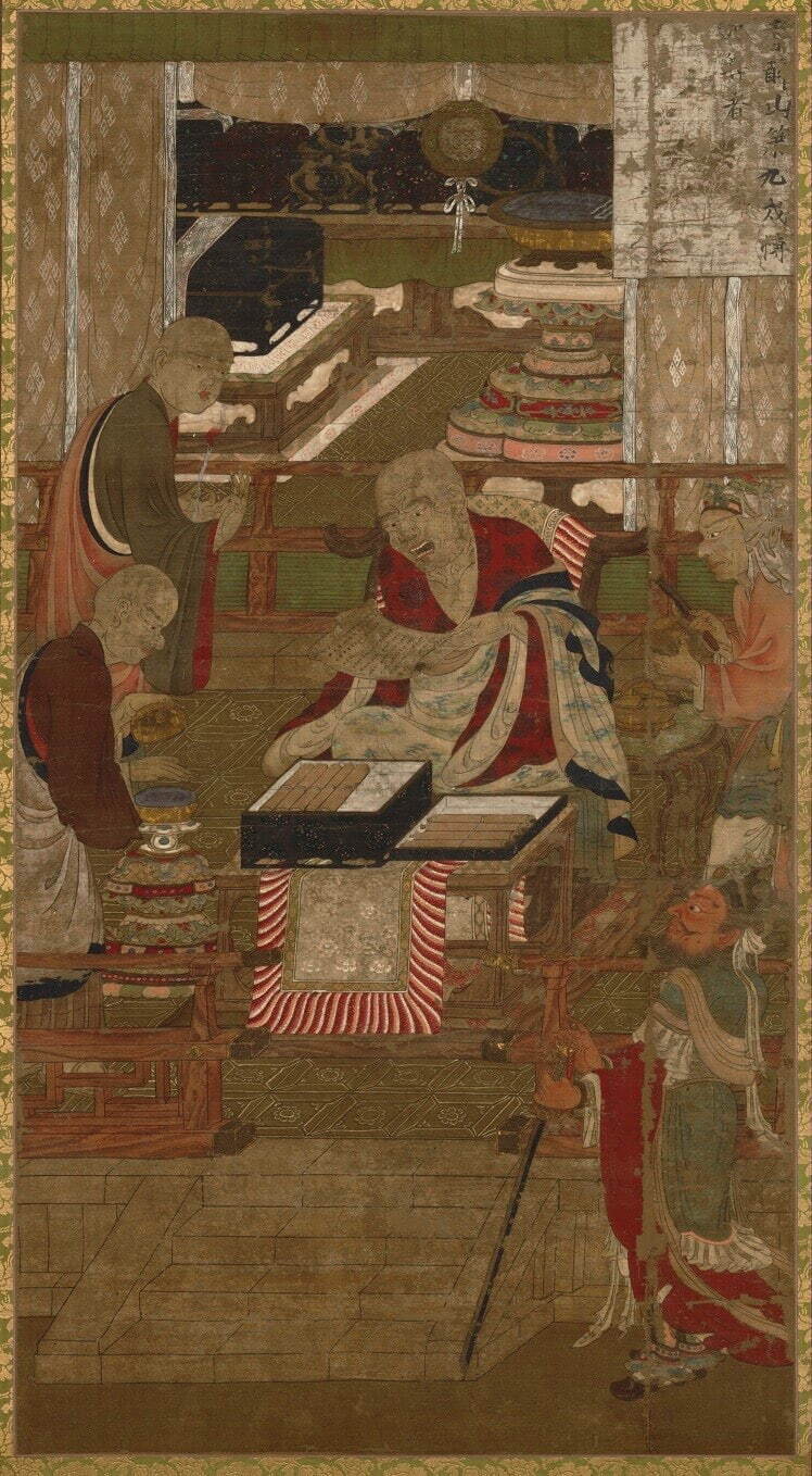 国宝 十六羅漢像のうち2幅 日本 平安時代後期(11世紀) 東京国立博物館 Image: TNM Image Archives［第九戍博迦(じゅばか)尊者：後期展示］