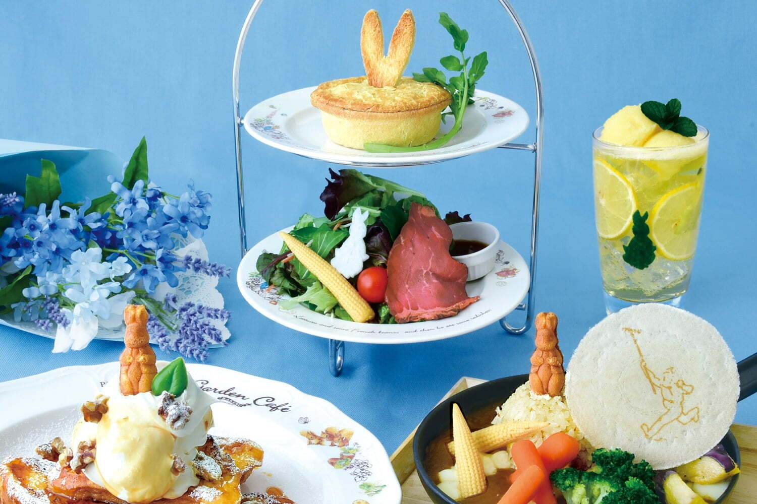 カレー｜ピーターラビットガーデンカフェ自由が丘の人気メニューが復刻、新作デザートやドリンクも