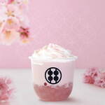 甘味処鎌倉(Kanmidokorokamakura) わらびもちドリンク 桜ラテ｜写真1