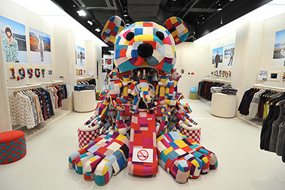 ユニクロフリースが全て揃う「FLEECE WONDERLAND」が渋谷に - 高さ2mのフリースアニマル登場