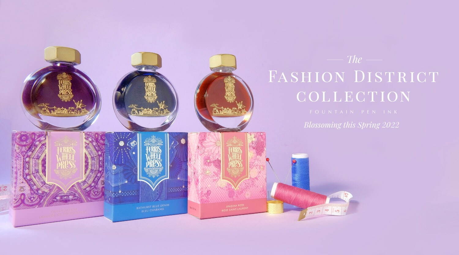フェリス ホイールプレス2022年春の新作「The Fashion District Collection」全3⾊ 各2,970円