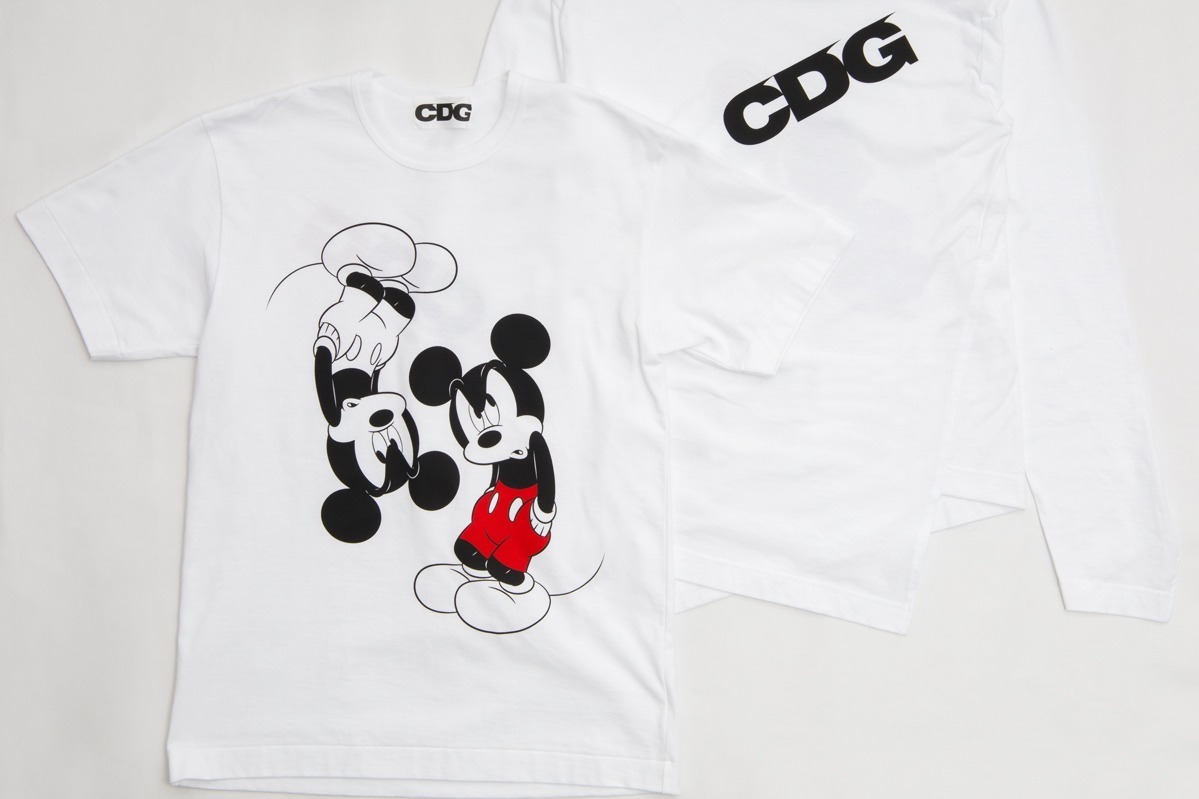 コム デ ギャルソンの「CDG」“ストリートなミッキーマウス”モチーフのT ...