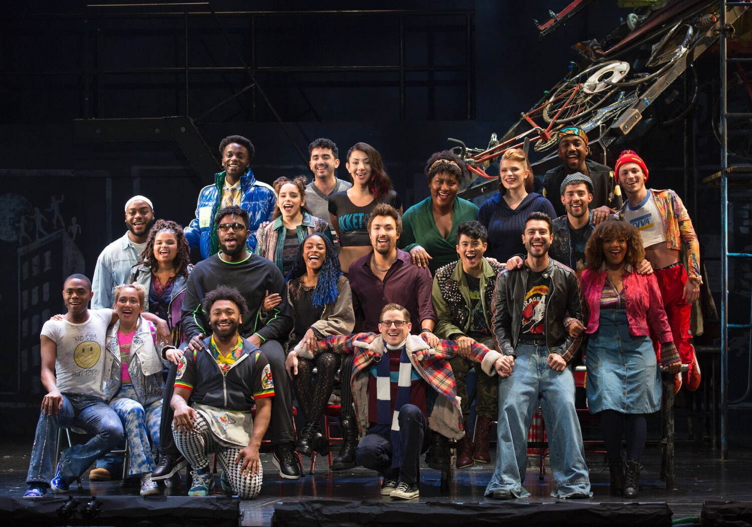 The Company of the RENT 25th Anniversary Farewell Tour©️ Carol Rosegg