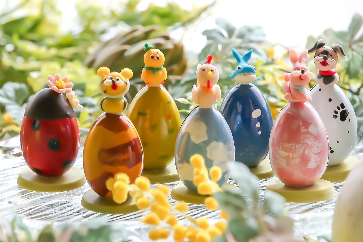 イースターエッグチョコがシェラトン都ホテル東京から、うさぎや犬のマジパンをオン