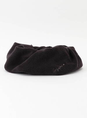 本日限定　ヨウジヤマモト　コレクション　ハット　ベロア　美品　黒　yohji