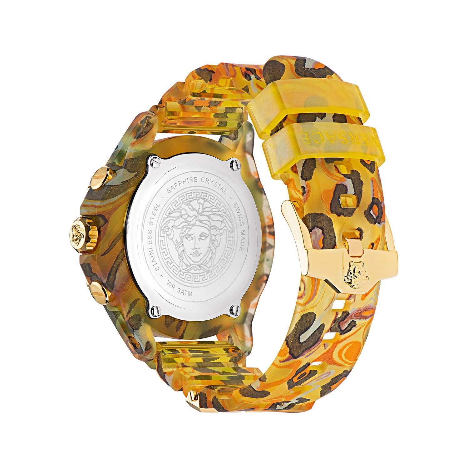 ヴェルサーチェの腕時計「アイコン アクティブ」新色、カモフラージュ