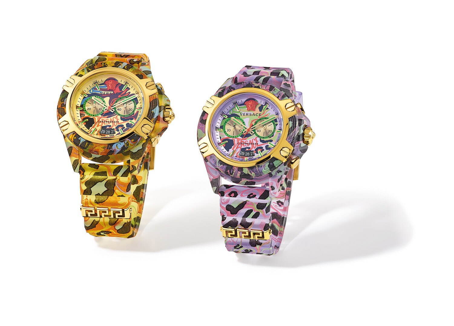 ヴェルサーチェの腕時計「アイコン アクティブ」新色、カモフラージュ 