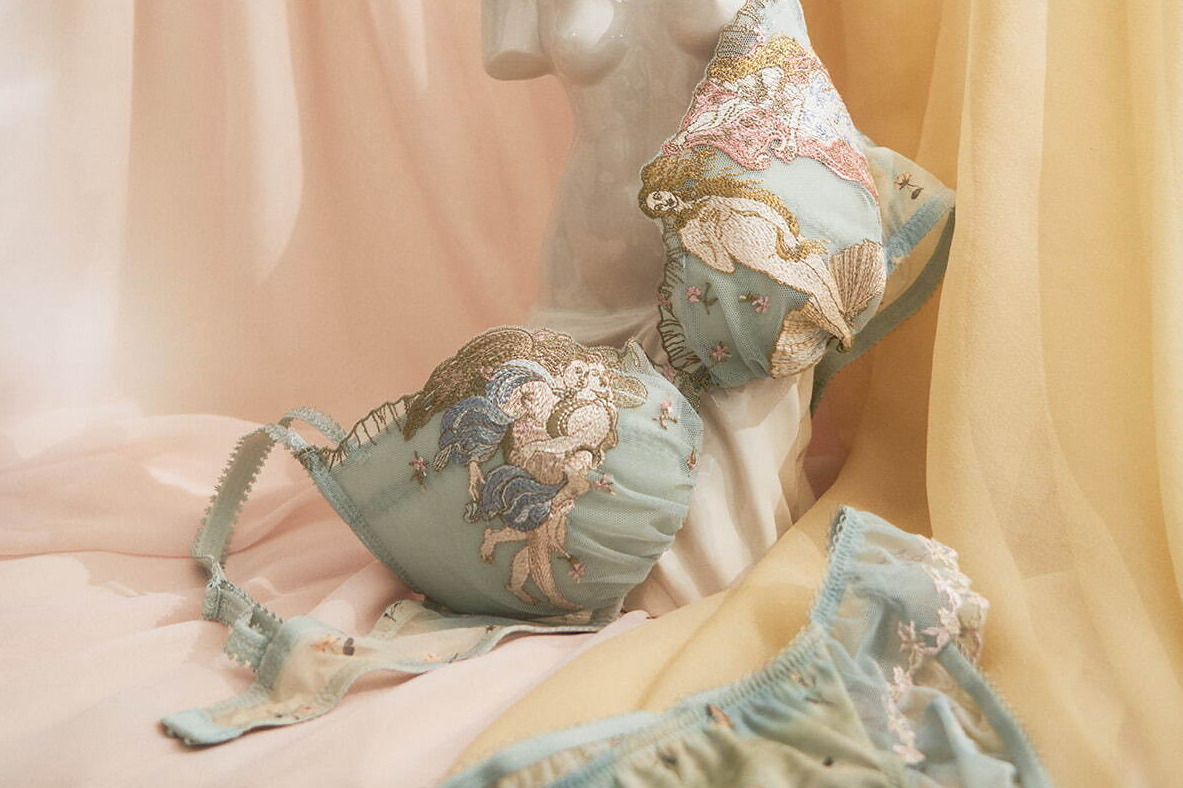 ルネサンス美術｜ピーチ・ジョン「巨匠のブラ」新作、ボッティチェッリ≪ヴィーナスの誕生≫着想の名画ランジェリー