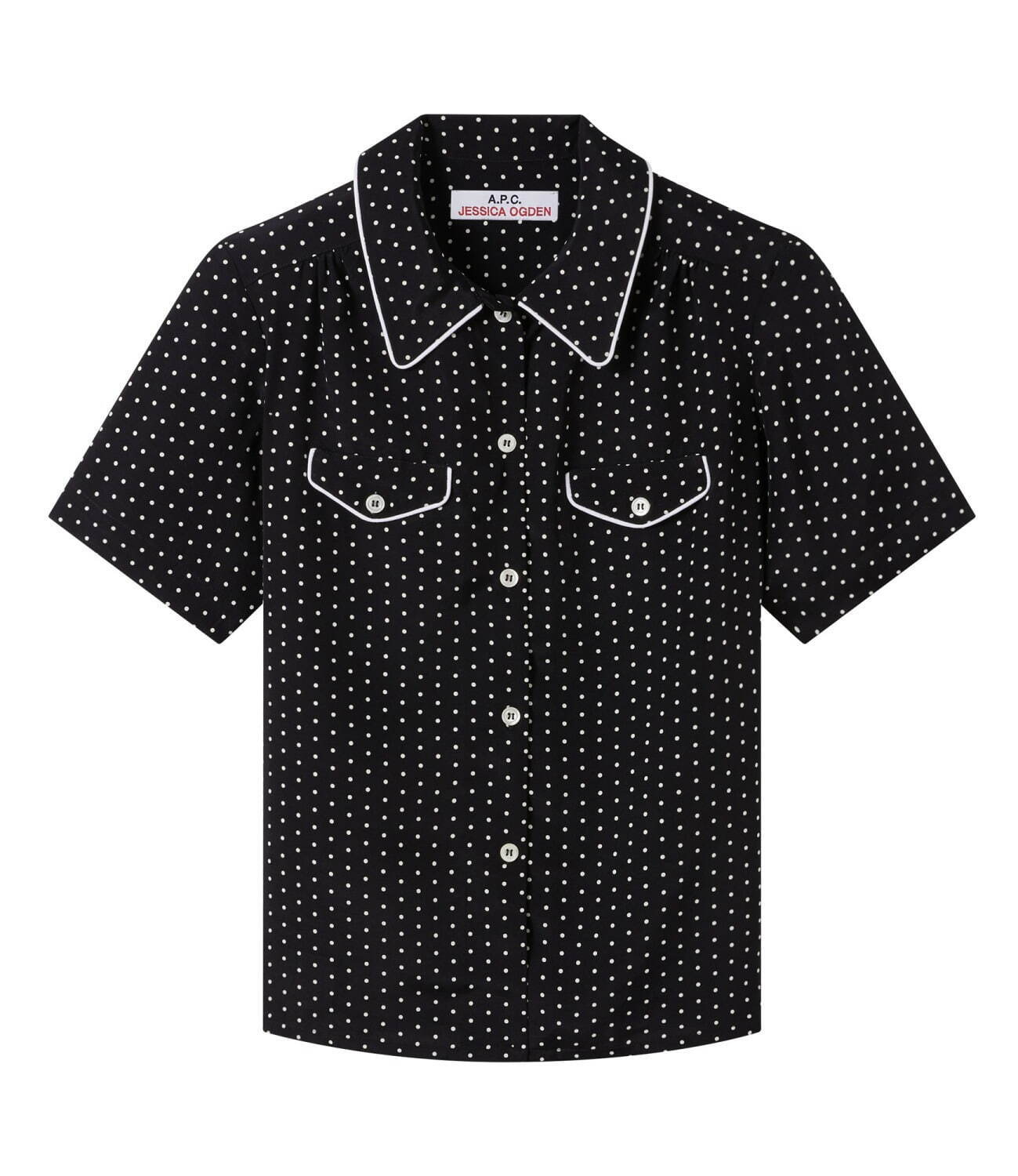 A.P.C. “セーラー襟”ワンピース＆ドット柄シャツ、ジェシカ