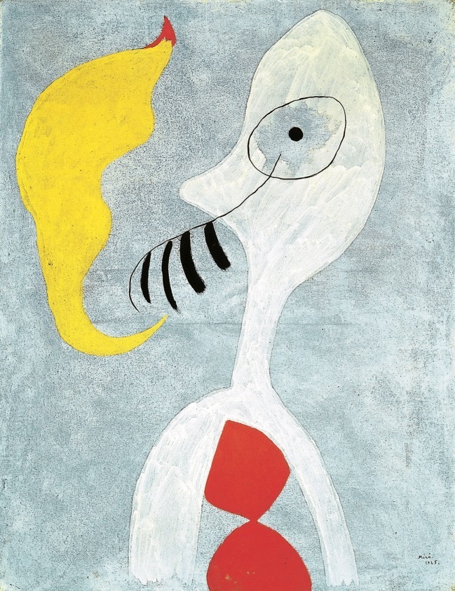 ジュアン・ミロ《絵画(パイプを吸う男)》1925年 油彩、キャンバス 富山県美術館 ©Successió Miró/ADAGP, Paris & JASPAR, Tokyo, 2022 E4304