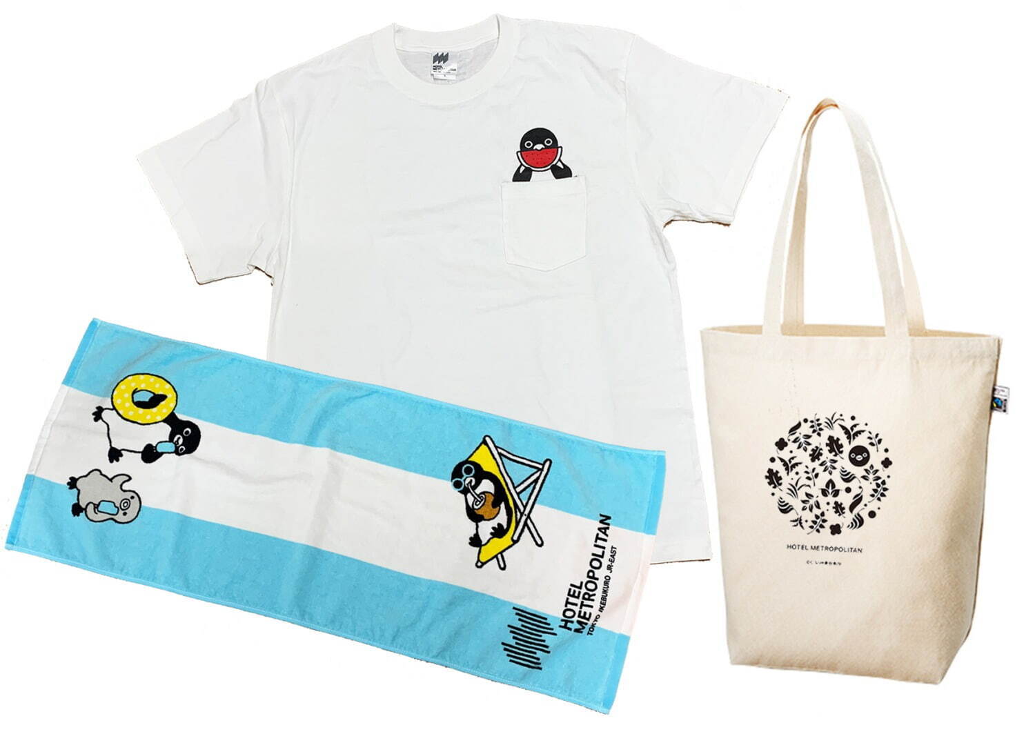 Suicaのペンギン ビーチ リゾート 宿泊ルームがホテルメトロポリタンに Tシャツ 朝食つき ファッションプレス
