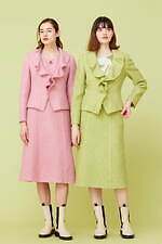 ユキ トリヰ 2022-23年秋冬コレクション、秋冬を楽しく彩るミックススタイル｜写真28