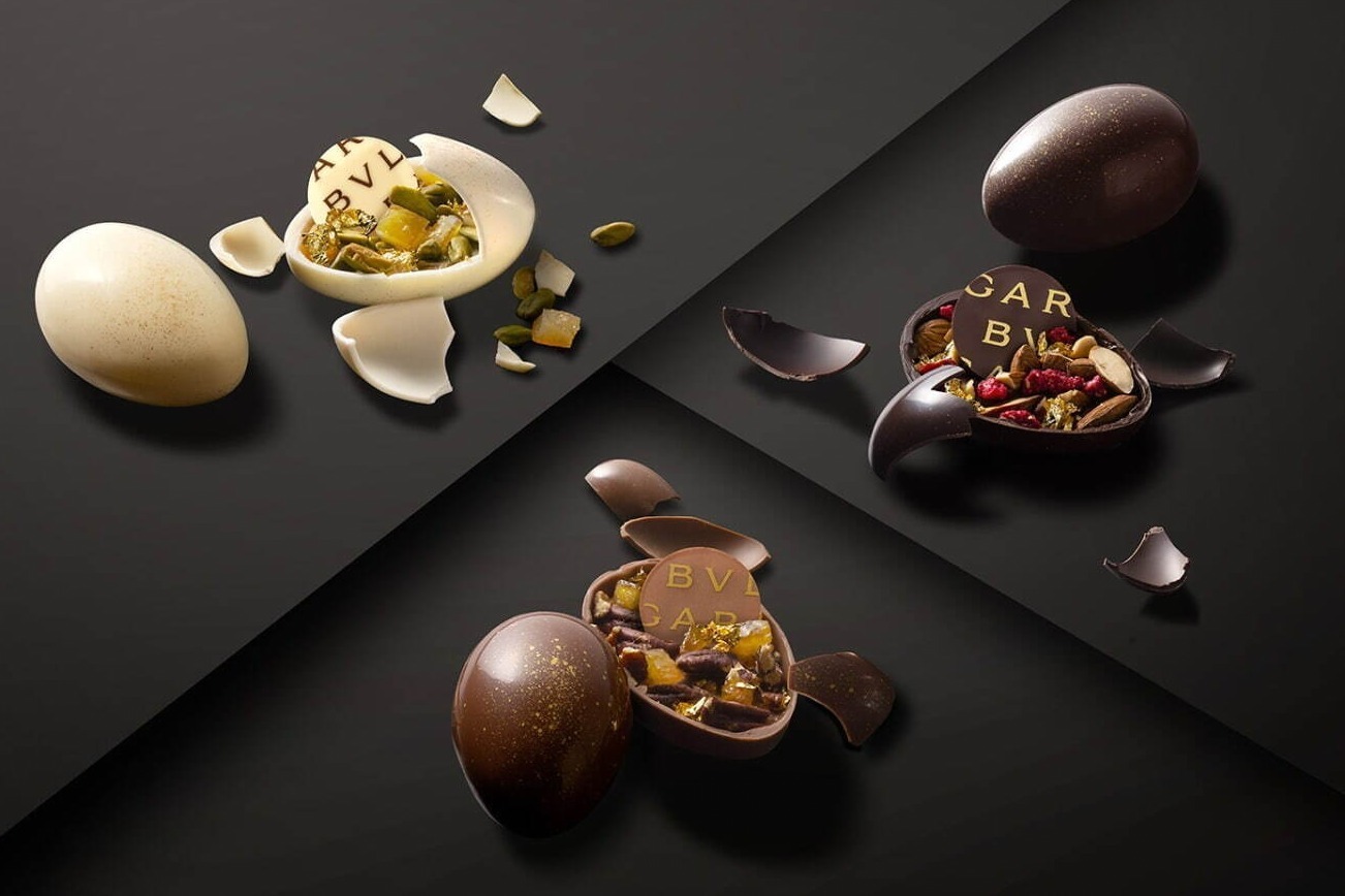 ブルガリ イル・チョコラート“まるで宝石箱”スイーツ入り卵型チョコレート、イースター限定で