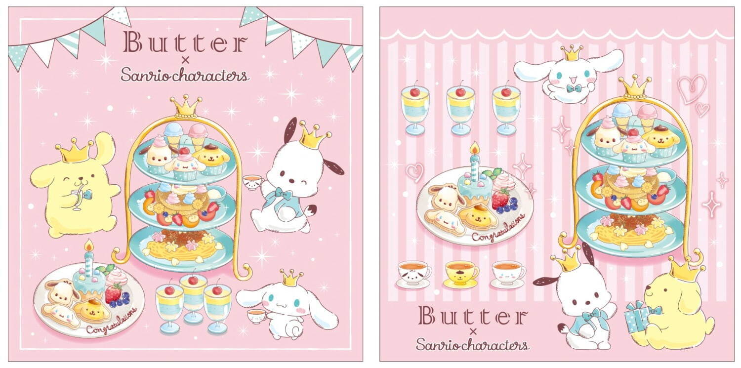 パンケーキ専門店バター×サンリオキャラクターズ、ふわふわパンケーキがシナモロールデザインに｜写真11