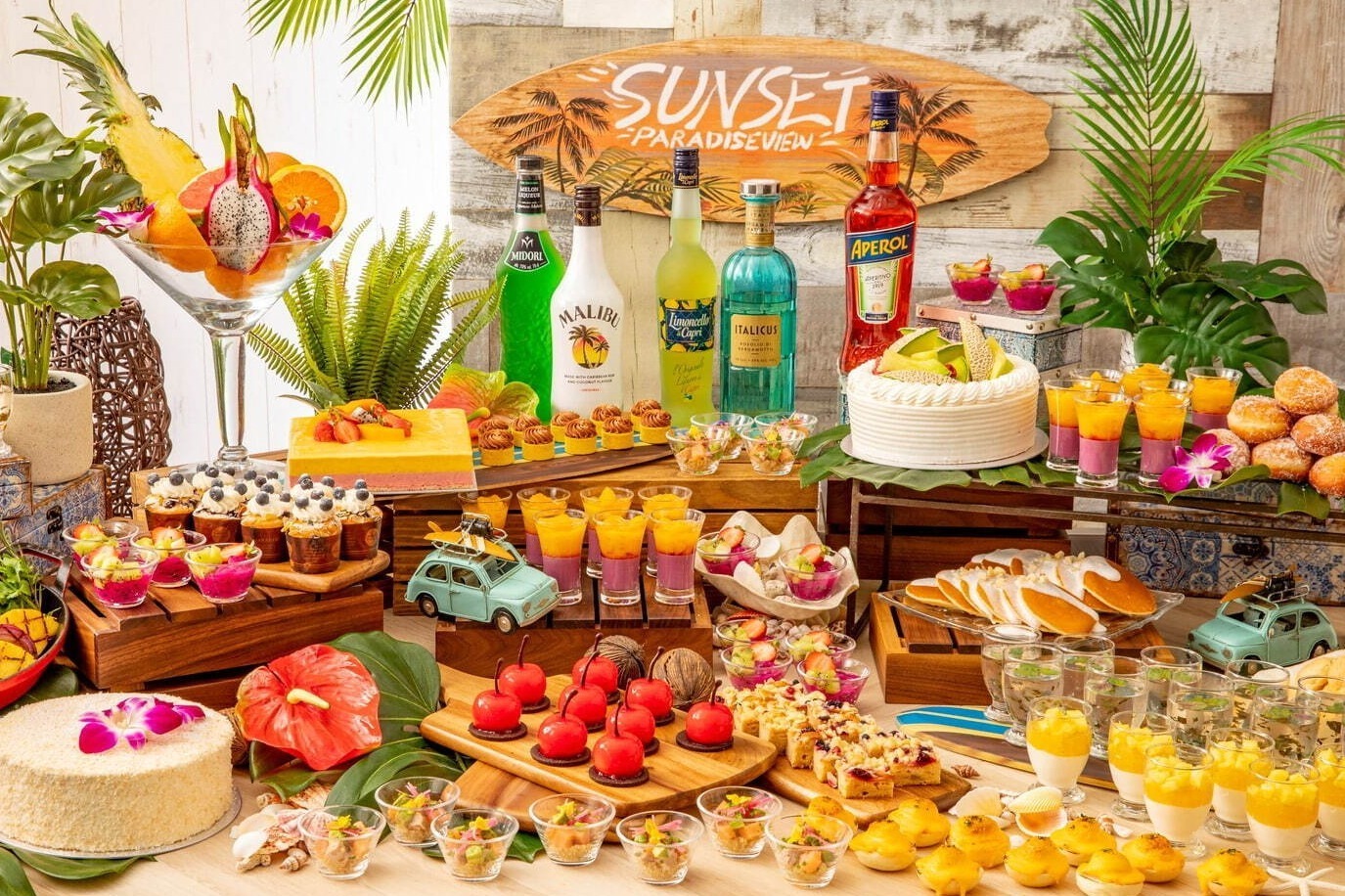 ハワイ｜コンラッド東京「ハワイアンスイーツビュッフェ」ハワイ定番のマラサダや濃厚ココナッツケーキ