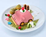 カービィカフェの新作メニュー「ヘンケイ！くるまほおばりケーキ