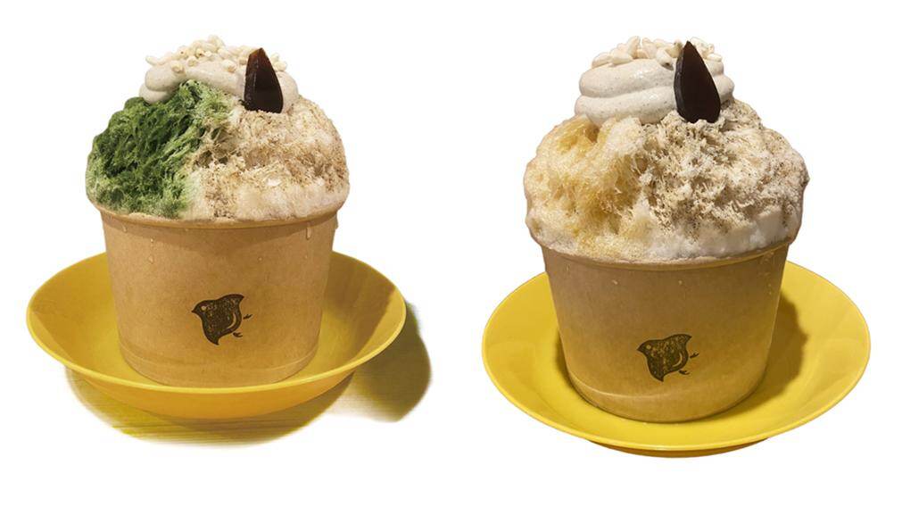 shizuku「抹茶かき氷」「ほうじ茶かき氷」各1,501円
