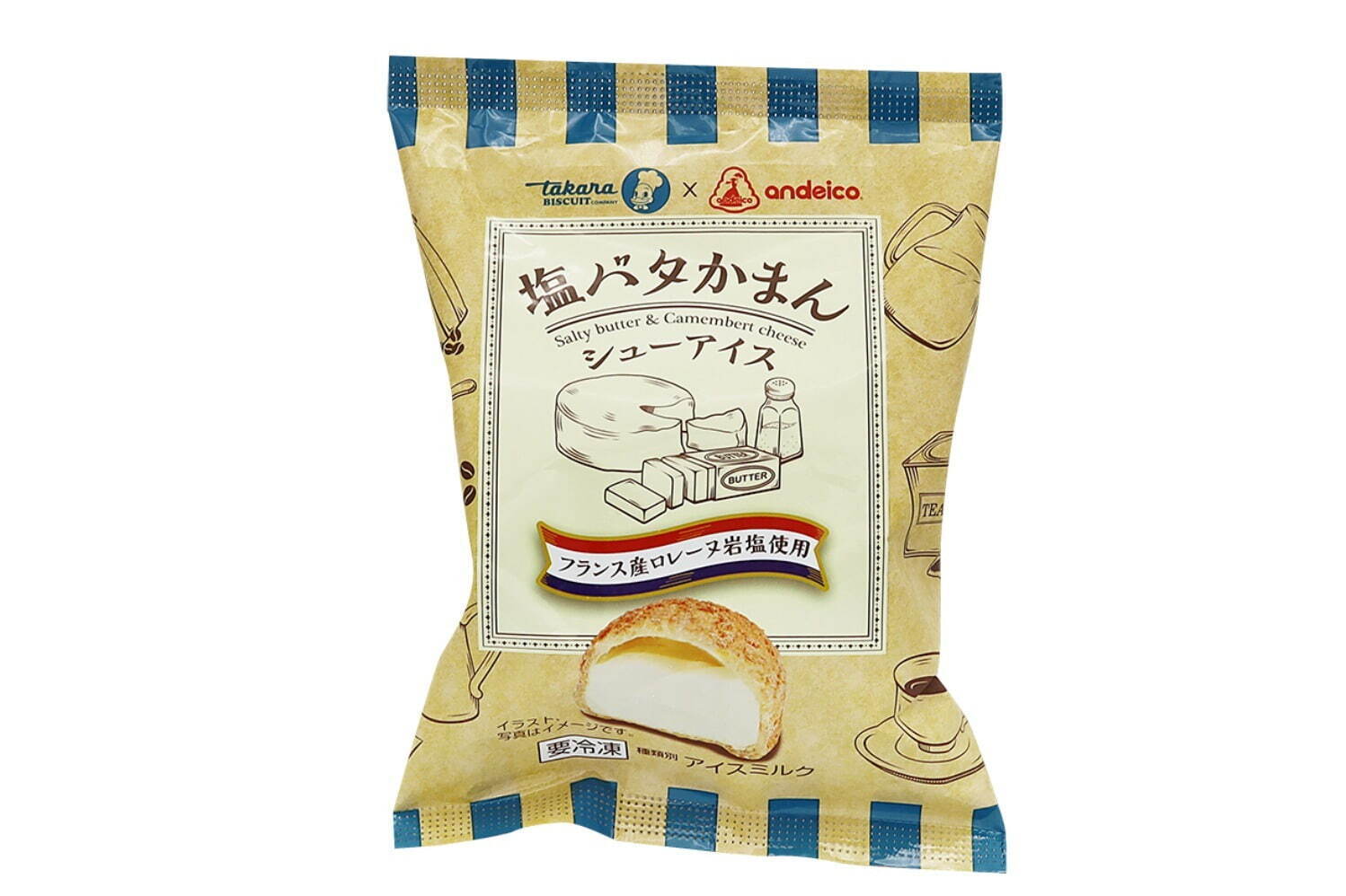 「塩バタかまんシューアイス」 172円