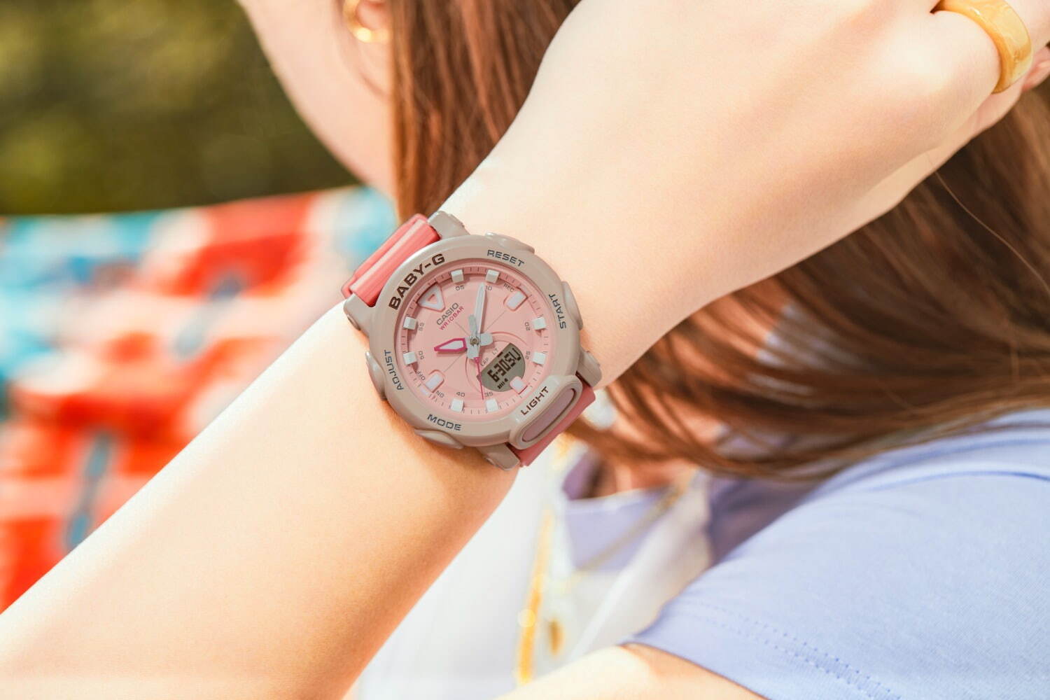 BABY-G”アウトドアウェア”着想のウィメンズ腕時計、パステルピンクやブルーなど｜写真12