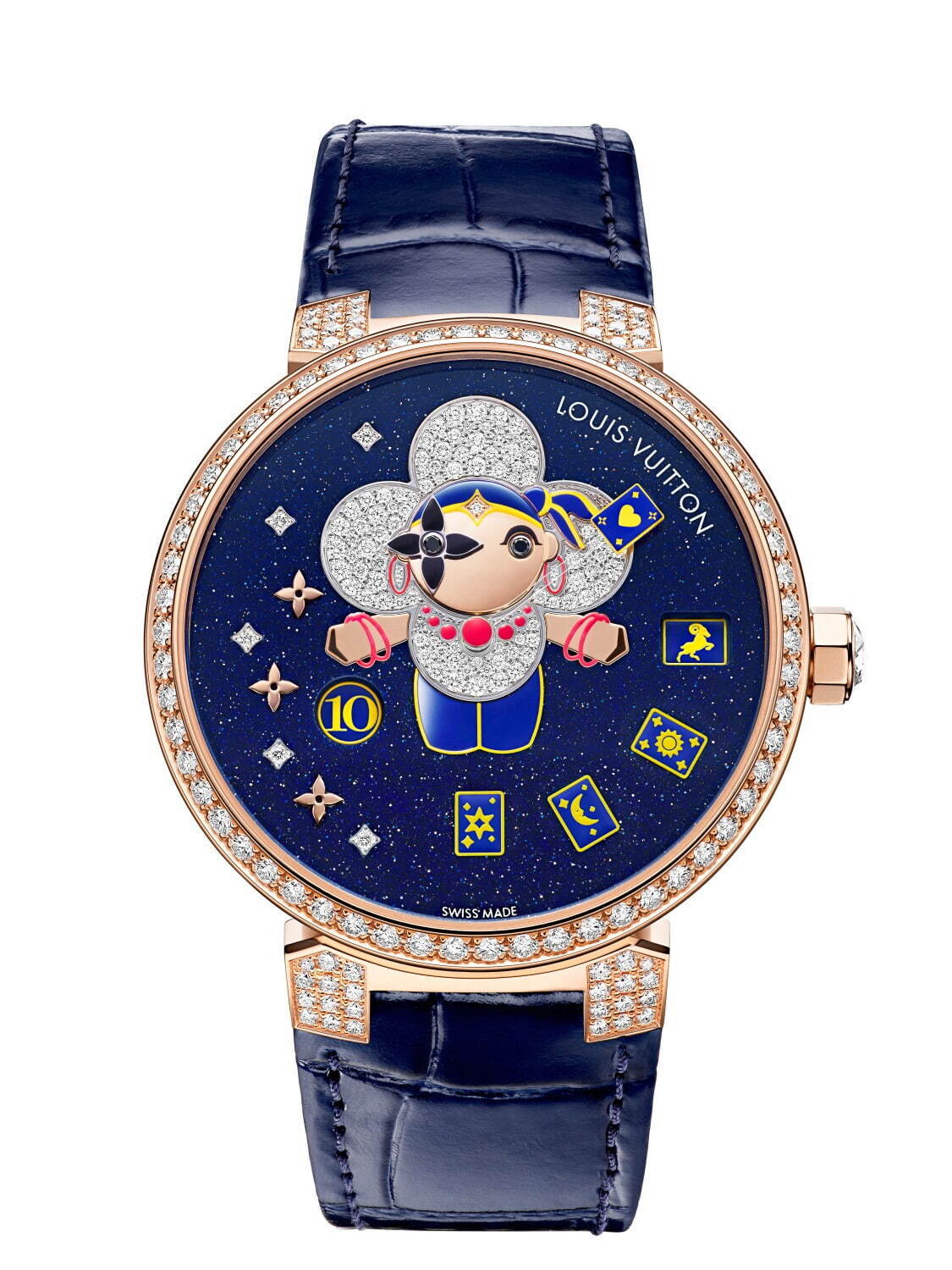 ルイ・ヴィトン“数字が消える”新腕時計、“占い師”などに扮したマスコット・ヴィヴィエンヌをダイアルに｜写真7