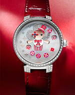 ルイ・ヴィトン“数字が消える”新腕時計、“占い師”などに扮したマスコット・ヴィヴィエンヌをダイアルに｜写真4