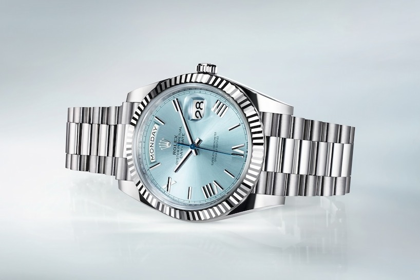 ロレックスの22年新作腕時計「デイデイト 40」にプラチナ製"刻みの入った”フルーテッドベゼル採用
