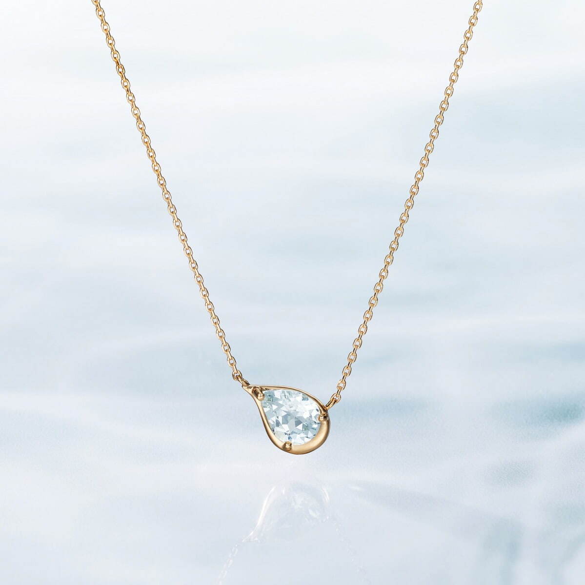 4℃から"雫"が煌めく新作ジュエリー、アクアマリンやダイヤモンドが輝くネックレス＆指輪など｜写真1