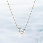 4℃から"雫"が煌めく新作ジュエリー、アクアマリンやダイヤモンドが輝くネックレス＆指輪など｜写真1