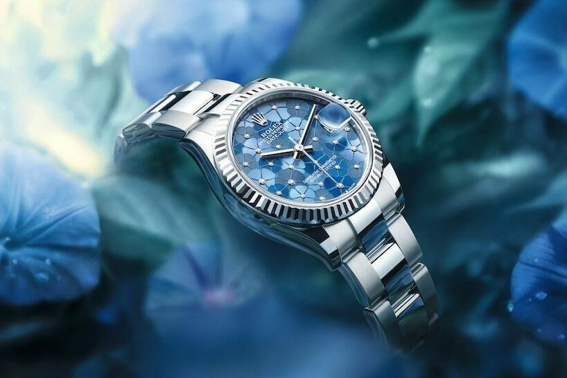 ロレックスの2022年新作腕時計「デイトジャスト 31」24輪の花が咲く 