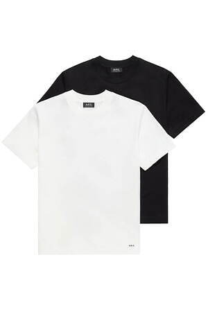A.P.C.“クラフトバッグ入り”「パックTシャツ」A.P.C.刺繍ロゴ