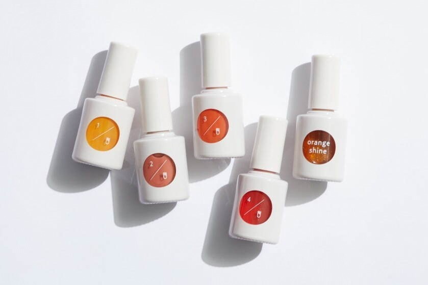 uka×ユナイテッドアローズ「スタディ」の新作“オレンジ”ネイル、コーラル＆ブラウン系など全5色