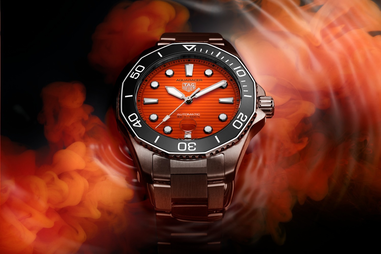 タグホイヤーオレンジ ラバーベルト アナログ時計 美品【TAG Heuer】タグホイヤー フォーミュラ1 メンズ オレンジ